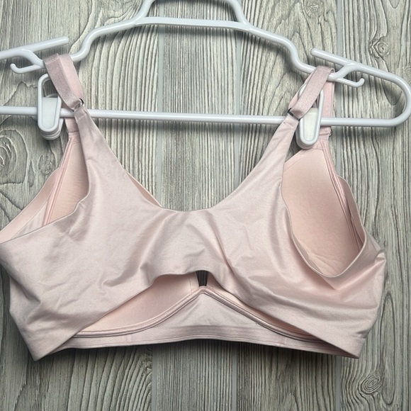 Aerie Sunnie Wireless Lightly Lined Bra Light Pink Size 34D - Picture 3 of 4